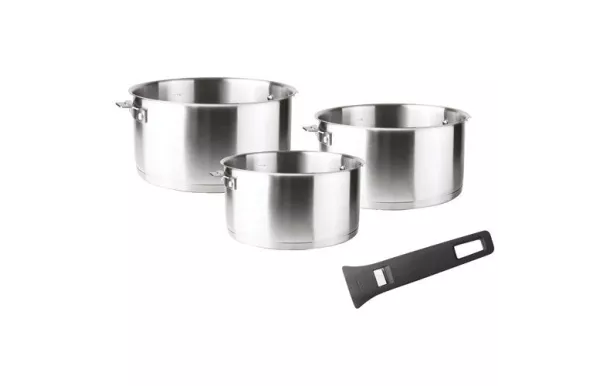 LACOR - Série de 3 casseroles Combi 16-18-20 cm
