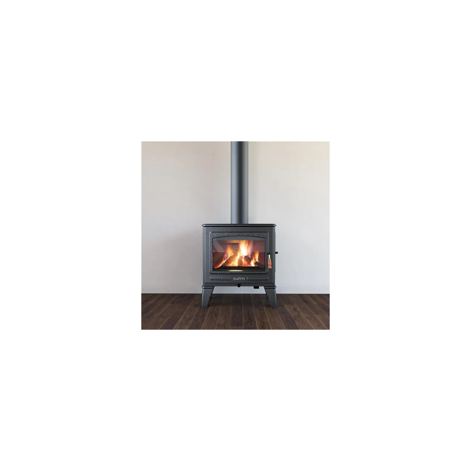 SUPRA Poêle à bois 8 7 Kw buche de 50 cm VERCORSE