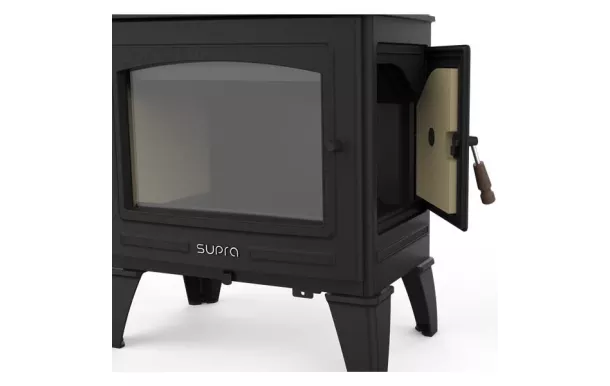 SUPRA Poêle à bois 8,7 Kw buche de 50 cm - VERCORSE