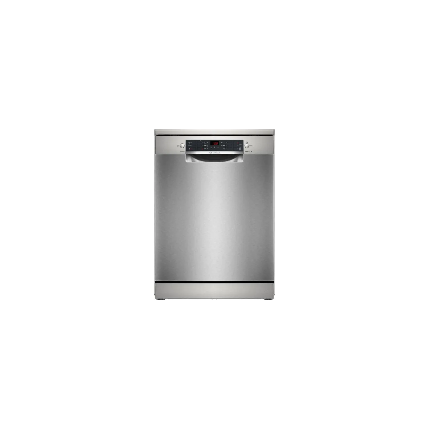 BOSCH Lave vaisselle 60 cm 12 couverts 48 dB acier brossé SMS26AI01F