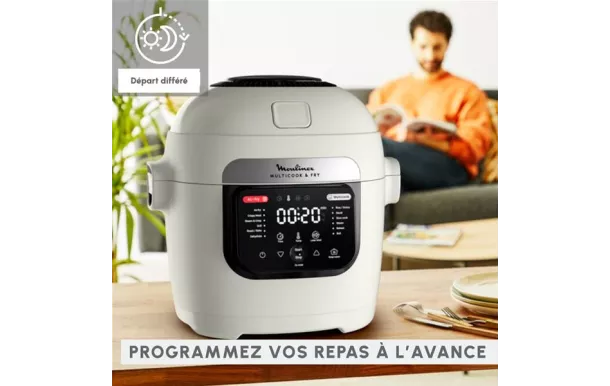 MOULINEX Multicuiseur et airfryer - Multicook & Fry - MZ7301F0