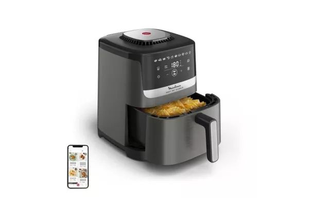 MOULINEX Friteuse à air chaud / airfryer 5 L - Easy Fry Silence - EZ551HF0
