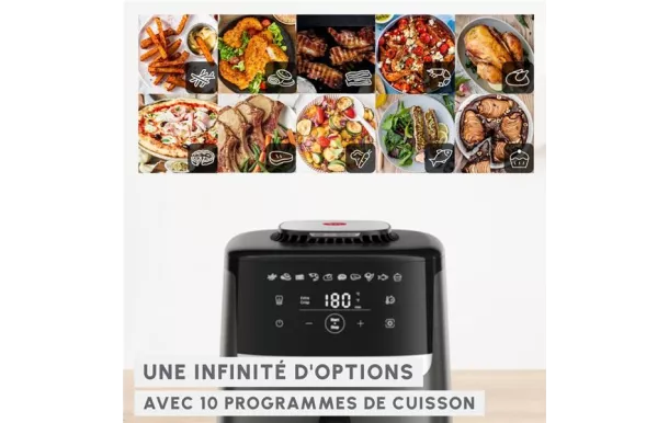 MOULINEX Friteuse à air chaud / airfryer 5 L - Easy Fry Silence - EZ551HF0