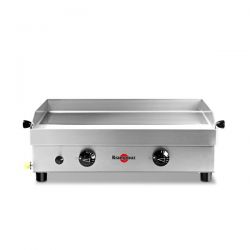 KRAMPOUZ plancha gaz 2 feux Samba largeur 60 cm  plaque inox