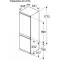 BOSCH Réfrigérateur combiné intégrable, SER2, No Frost, Classe énergie E, 35 *