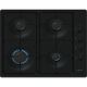 BOSCH Table de cuisson gaz 4 foyers noire - PBP6B6K80