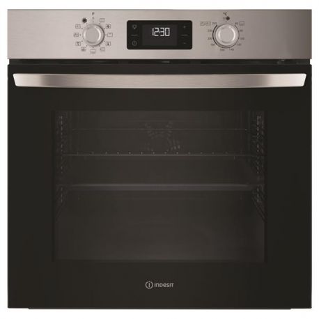 INDESIT Four pyrolyse multifonction 71 l inox - IO278PX