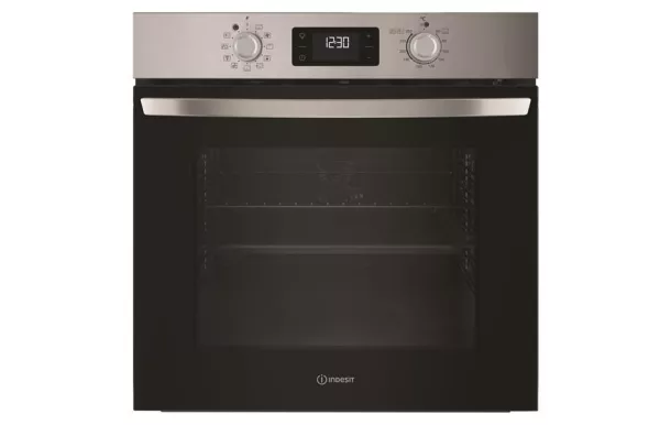 INDESIT Four pyrolyse multifonction 71 l inox - IO278PX