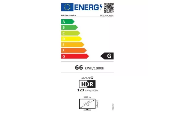 LG TV OLED 121 cm  UHD 4K - OLED48C46LA
