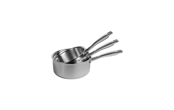 BAUMALU - SERIE DE 3 CASSEROLES 16/18/20 CM  TRIPLI