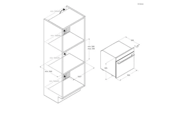 ROSIERES Four pyrolyse RO6H5TB3YTX