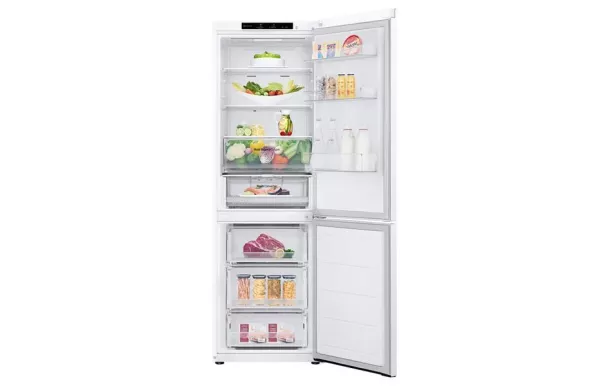 LG Réfrigérateur combiné 2 portes 343 l total no-frost - GBV3100ESW