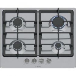 BOSCH Table de cuisson gaz 60 cm 4 foyers - PGP6B5K90