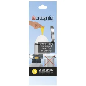 BRABANTIA Rouleau de 20 sacs poubelle Code A - 3 L - Perfect Fit