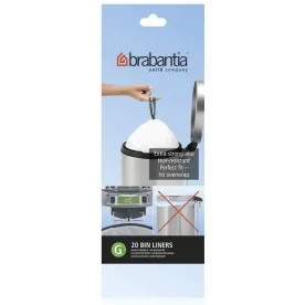 BRABANTIA Rouleau de 20 sacs poubelle Code G - 23/30 L - Perfect Fit