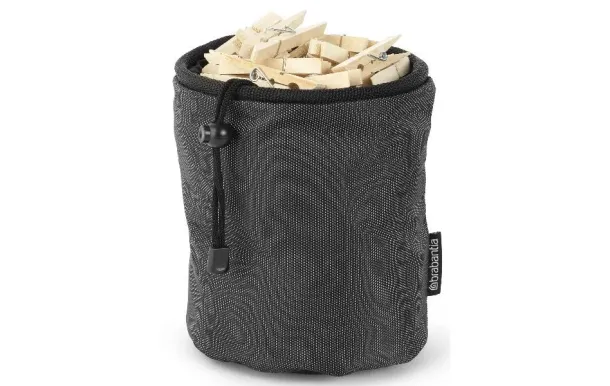 BRABANTIA Sac pour pinces à linge - Premium Black