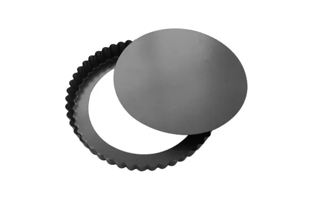 DE BUYER Moule à tarte cannelé fond amovible 24 cm