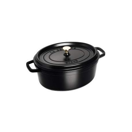 STAUB- Cocotte en fonte Ovale 31 cm Noir - 1103125