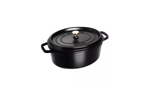 cocottes fonte Cocotte en fonte STAUB Ovale 31 cm Noir - 1103125 ovale ronde ceramique pas cher