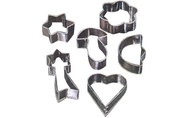 METALTEX Lot de 6 découpoirs à pâtes en inox