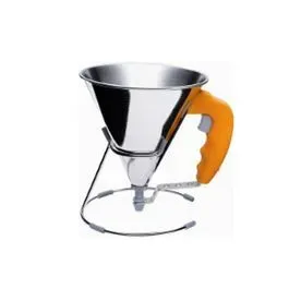 DE BUYER Entonnoir à piston automatique 0.8 L Orange - Kwik