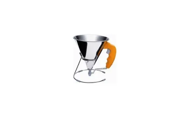 DE BUYER Entonnoir à piston automatique 0.8 L Orange - Kwik