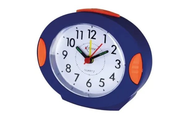 KATIME Réveil ovale avec lumière - Coloris Assortis