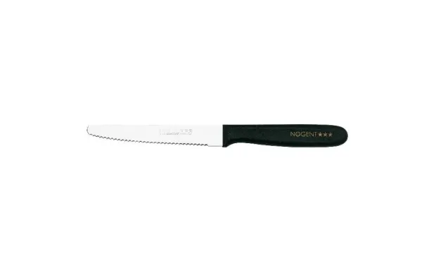 NOGENT Couteau de table 11 cm cranté Noir - Classic