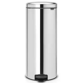 BRABANTIA Poubelle 30 L Brillant Steel - New Icon