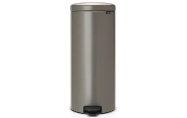 BRABANTIA Poubelle 30 L Platinium - New Icon