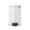 BRABANTIA Poubelle 12 L Blanche - New Icon