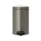 BRABANTIA Poubelle 12 L Platinium - New Icon