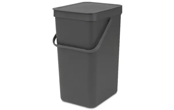 BRABANTIA Poubelle 16 L Grey - Sort & Go