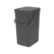 BRABANTIA Poubelle 16 L Grey - Sort & Go