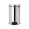 BRABANTIA Poubelle 12 L Brillant Steel - New Icon