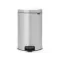 BRABANTIA Poubelle 20 L Mettalic Grey - New Icon