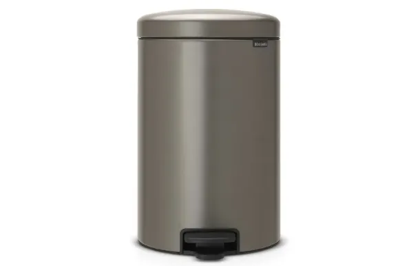 BRABANTIA Poubelle 20 L Platinium - New Icon