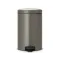 BRABANTIA Poubelle 20 L Platinium - New Icon BRABANTIA Poubelle 20 L Platinium - New Icon