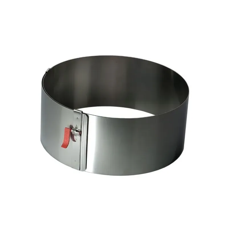 LARES Cercle à pâtisserie extensible 18 30 cm / Hauteur 10 cm