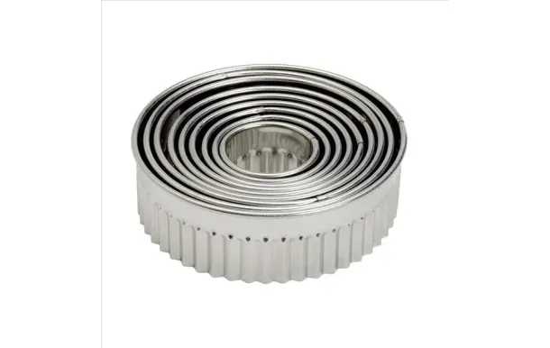 LACOR Découpoir rond cannelé de 9 emporte pièces Inox