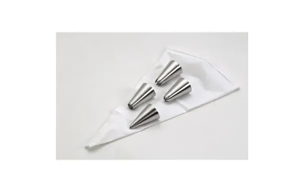 LACOR Poche à décorer avec 4 douilles