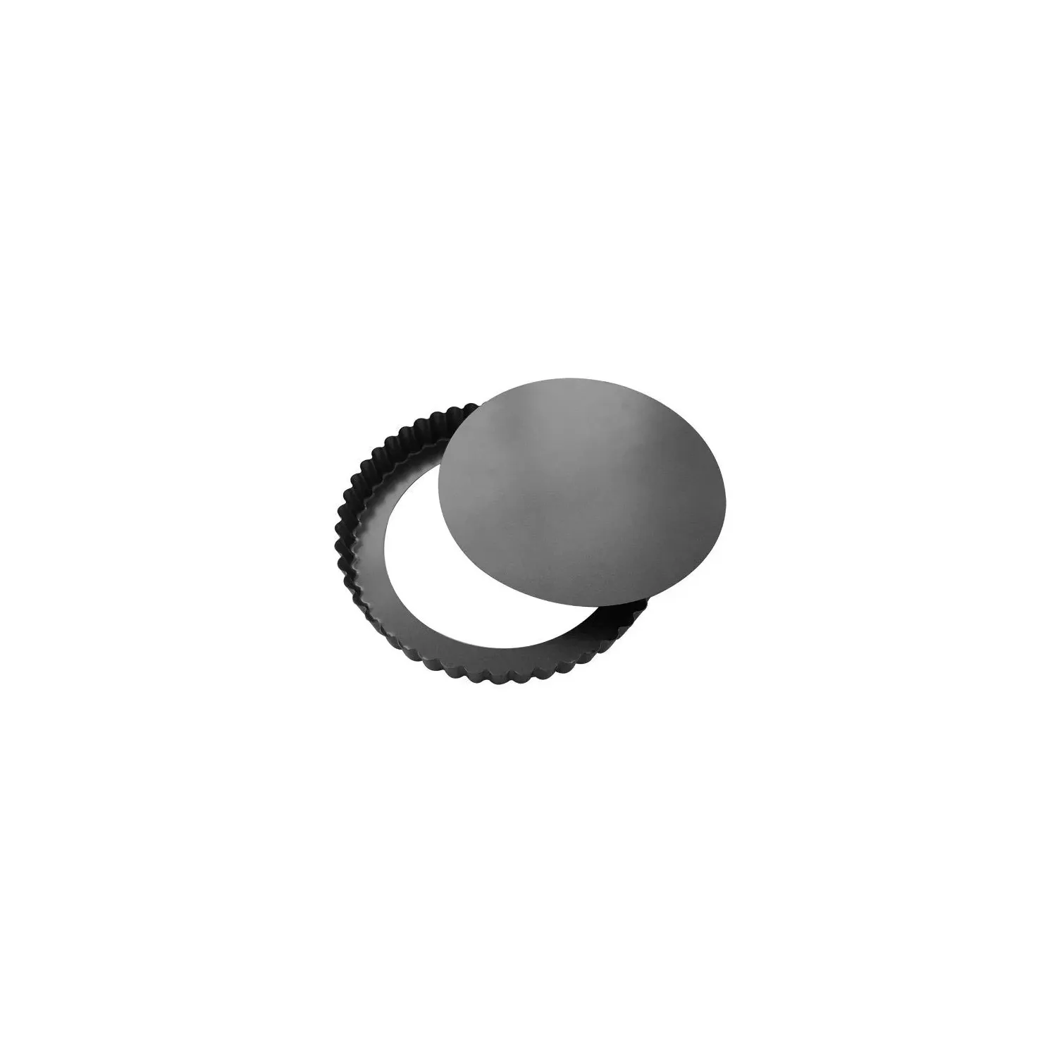 Moule à tarte fond amovible acier revêtu D28 cm - vue 3