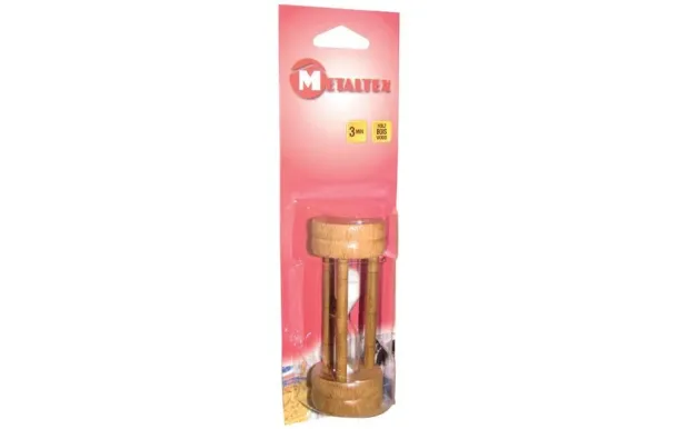 METALTEX Sablier bois 3 minutes