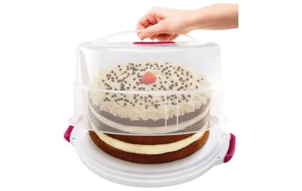 METALTEX Cloche à gâteaux extensible en plastique