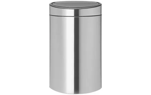 BRABANTIA Poubelle Tri Sélectif 23 L + 10 L Matt Steel - Touch Bin 100680