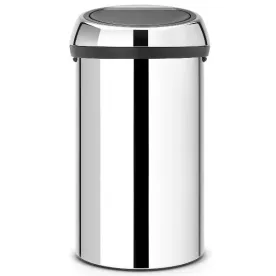 BRABANTIA Poubelle 60 L Brillant Steel - Touch Bin