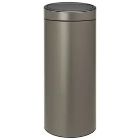 BRABANTIA Poubelle 30 L Platinium - Touch Bin