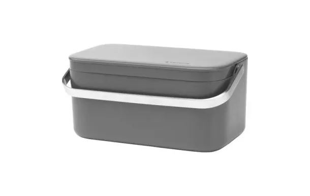 BRABANTIA Poubelle de table Gris Foncé