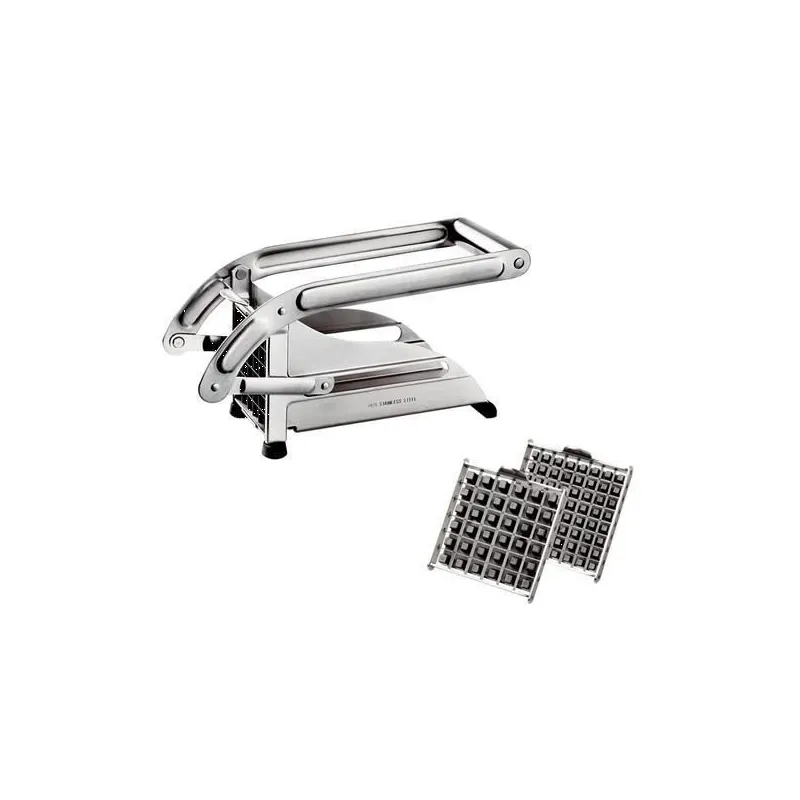 TELLIER Coupe frites à 2 grilles Inox