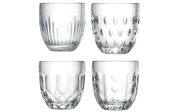 LA ROCHERE Lot de 4 gobelets 25 cl - Troquet